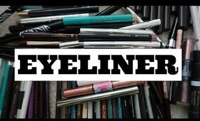 MAKEUP DECLUTTER - EYELINER | MAKEUP COLLECTION 2017