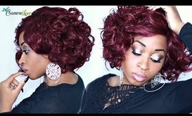 FALL WIG  ☆ MLF166 Ruth Bobbi Boss Burgundy Wig   ☆ SoGoodShop