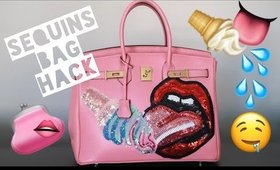 DIY | Sequins Patch | Bag Hack | BellaGemaNails