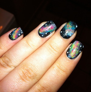 Galaxy / Nebula nails