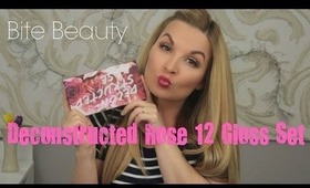 Bite Beauty Deconstructed Rose 12 Lipgloss Set