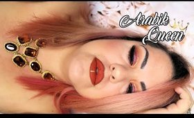 Eye Tutorial: Burgundy and Orange Fall Makeup - Maquillaje Naranja Y Vino