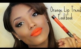 Spring Orange Lip Trend Lookbook