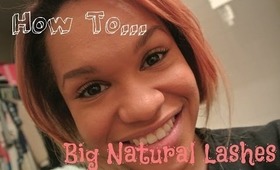 How To...Big Natural Lashes