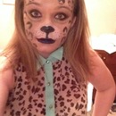 Cheetah makeup
