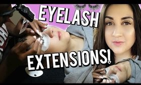 Getting Eyelash Extensions For The First Time!