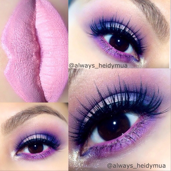 Pink and purple eyeshadow | Heidy E.'s (MakeupbyHeydi) Photo | Beautylish