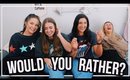 JUICY WOULD YOU RATHER?! w/ Danielle Carolan, Kenzie Elizabeth, & Brooke Miccio