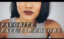 6 Favorite Fall Lip Colors
