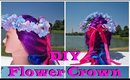 DIY: How to Make Flower Crown Tutorial for Weddings , Flower Girl , Bride or Concert Hair Accessory