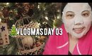 🎄  VLOGMAS DAY 03 | MY FIRST SHEET MASK? HANGING ORNAMENTS | MakeupANNimal