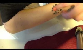 Hard Candy's Glamoflauge: Review & Demo On A Tattoo