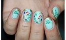 Spring Floral Nails | Oscar de la Renta