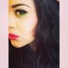 Green Waterline And Bold Brows