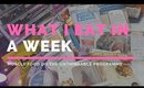 What I Eat In A Week for Weight Loss | Muscle Food Do the Unthinkable | The Vanitydoll