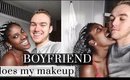 Boyfriend does my makeup [ft Tom] // Janet nimundele