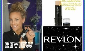 NEW REVLON INSTA FIX FOUNDATION REVIEW & DEMO