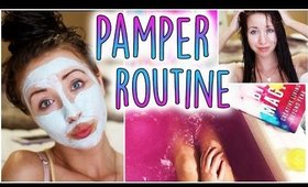 PAMPER ROUTINE | At Home Spa Night