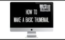 How to make a basic thumbnail