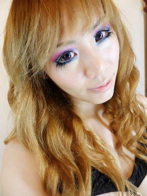 With Sugar Pill palette. Tutorial in link! http://www.valerie-ng.com/2011/12/what-tomorrow-was-meant-to-be.html