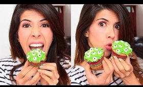 CUPCAKES DE MONSTRUO FACILES PARA HALLOWEEN por Lau