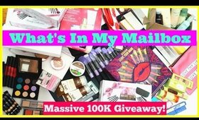 Massive 100K Giveaway & What's In My Mailbox HAUL