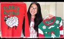 VLOGMAS DAY 11 | My Christmas Sweater Collection!