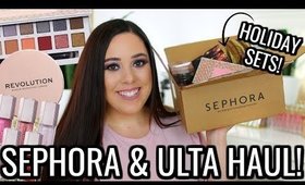 SEPHORA & ULTA HAUL 2019! HOLIDAY SETS, DRUGSTORE, & MY OCTOBER PALETTE