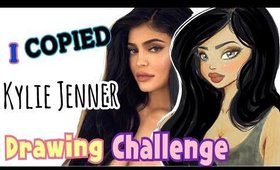 I Copied KYLIE JENNER'S Instagram Photo! || DRAWING Challenge
