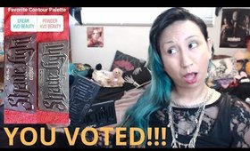 YOU VOTED!!! Kvd Beauty Cream Contour Palette vs. Powder Contour Palette
