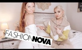 MY SISTER'S FASHION NOVA TRY-ON HAUL | Graduation Dresses