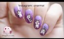Nerdy cats nail art tutorial