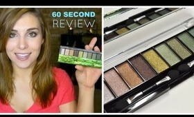 60 Second Review: Hard Candy Top 10 Eye Shadow Palette in Green With Envy