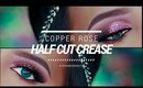 COPPER ROSE Half Cut Crease Tutorial | CRUELTYFREE | AIRAHMORENATV