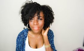 Messy Afro Using Midas Natural Products