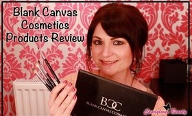 Blank Canvas Cosmetics Product Review 2013