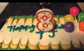 My son Bday celebration today  T J Turn 8 yr Old