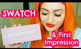 BEST PALETTE EVER?! |Swatch and First Impression ABH Modern Renaissance Palette | Rosa Klochkov