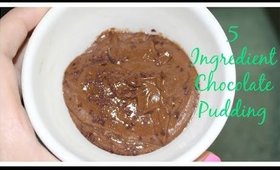 5 Ingredient Chocolate Pudding (No Refined Sugars)
