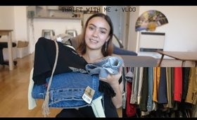 THRIFT WITH ME | MINI VLOG AND HAUL