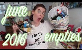 JUNE 2016 EMPTIES | Empties/Products I've Used Up #36