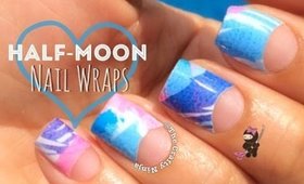 DIY Half-Moon Nail Wraps by The Crafty Ninja