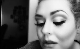 Adele Inspired Cut Crease With Eyeliner Tutorial