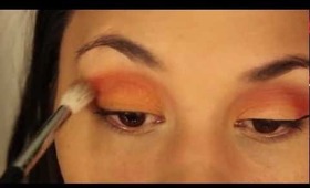 Summer Sunset Eyes Makeup Tutorial