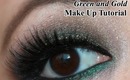 Make Up Tutorial: Smokey Green and Gold Holiday Eyes