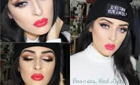 Beanies, Lashes & Red Lips⎟Look Put Together & Camera Ready