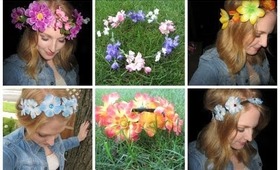 ❀ 6 DIY Flower Headbands ❀