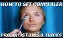 How to Set Concealer for Long Lasting Wear Pro Makeup Artist Tutorial- mathias4makeup