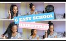 6 Easy School Hairstyles