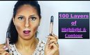100 LAYERS OF HIGHLIGHT AND CONTOUR ( Cream and Powder ) | Manisha Moments